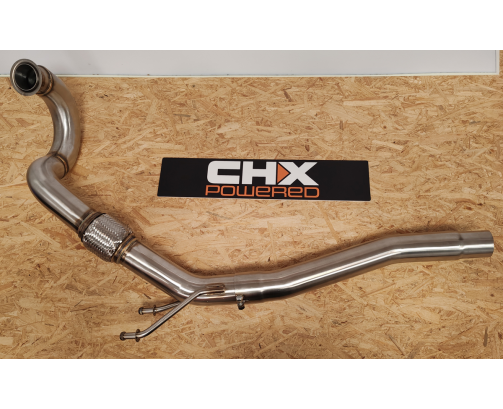 Downpipe FAP inox AISI 304 para 1.9 TDI y 1.6/2.0 TDI CR — Golf 5/6, León 2, Octavia 1Z, A3 8P, Touran
