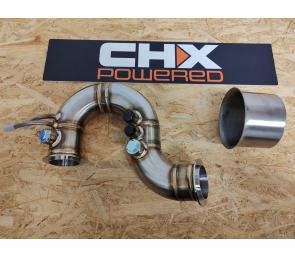 Downpipe FAP inox AISI 304 para 1.6 / 2.0 TDI EA288 — Golf 7, León 5F, Octavia 5E, A3 8V, Passat B8