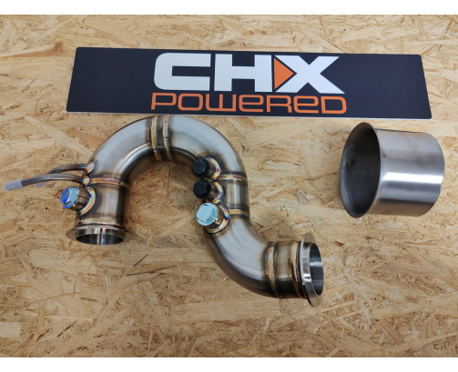 Downpipe FAP inox AISI 304 para 1.6 / 2.0 TDI EA288 — Golf 7, León 5F, Octavia 5E, A3 8V, Passat B8